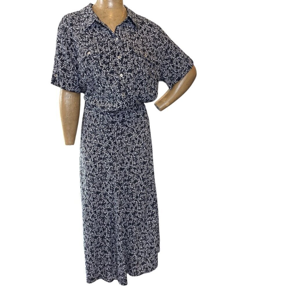 Christopher Banks Shirt & Skirt‎ Set Sz 20W & Top 1X Black & White 340G